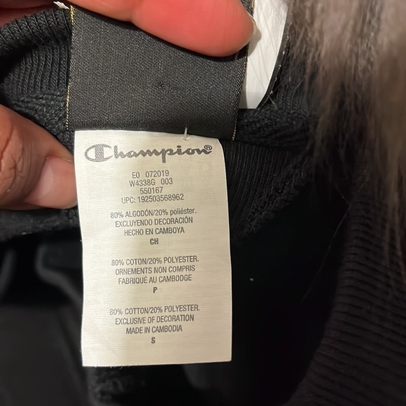 Champion 100 Century Knitwear Collection "19" Algodon Stitched Sweater Men Small - Picture 6 of 6